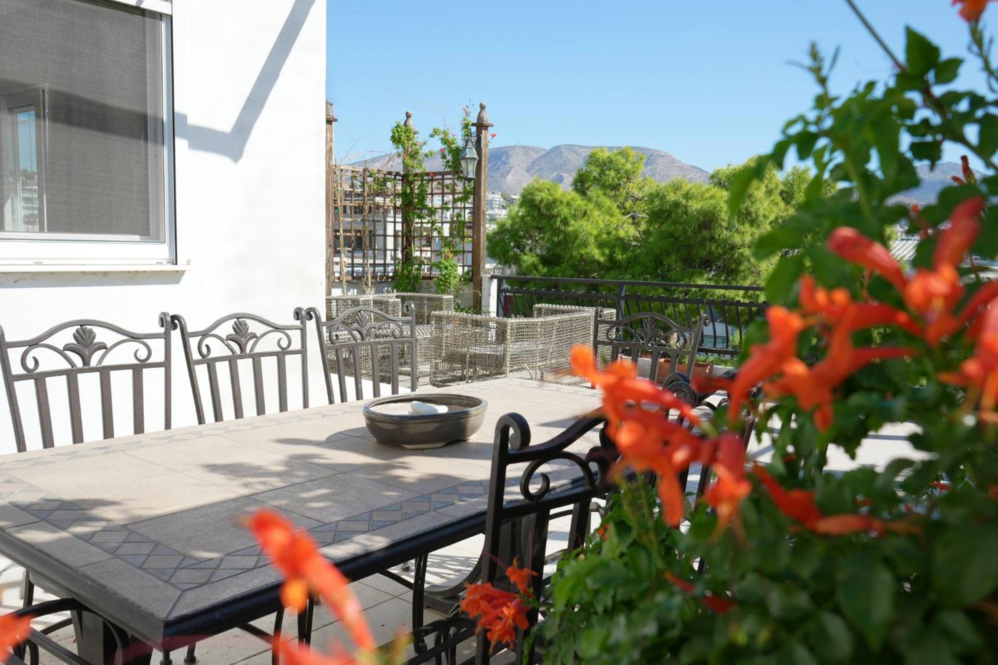 Ferienwohnung Astric Seaview Penthouse Athen Exterior foto